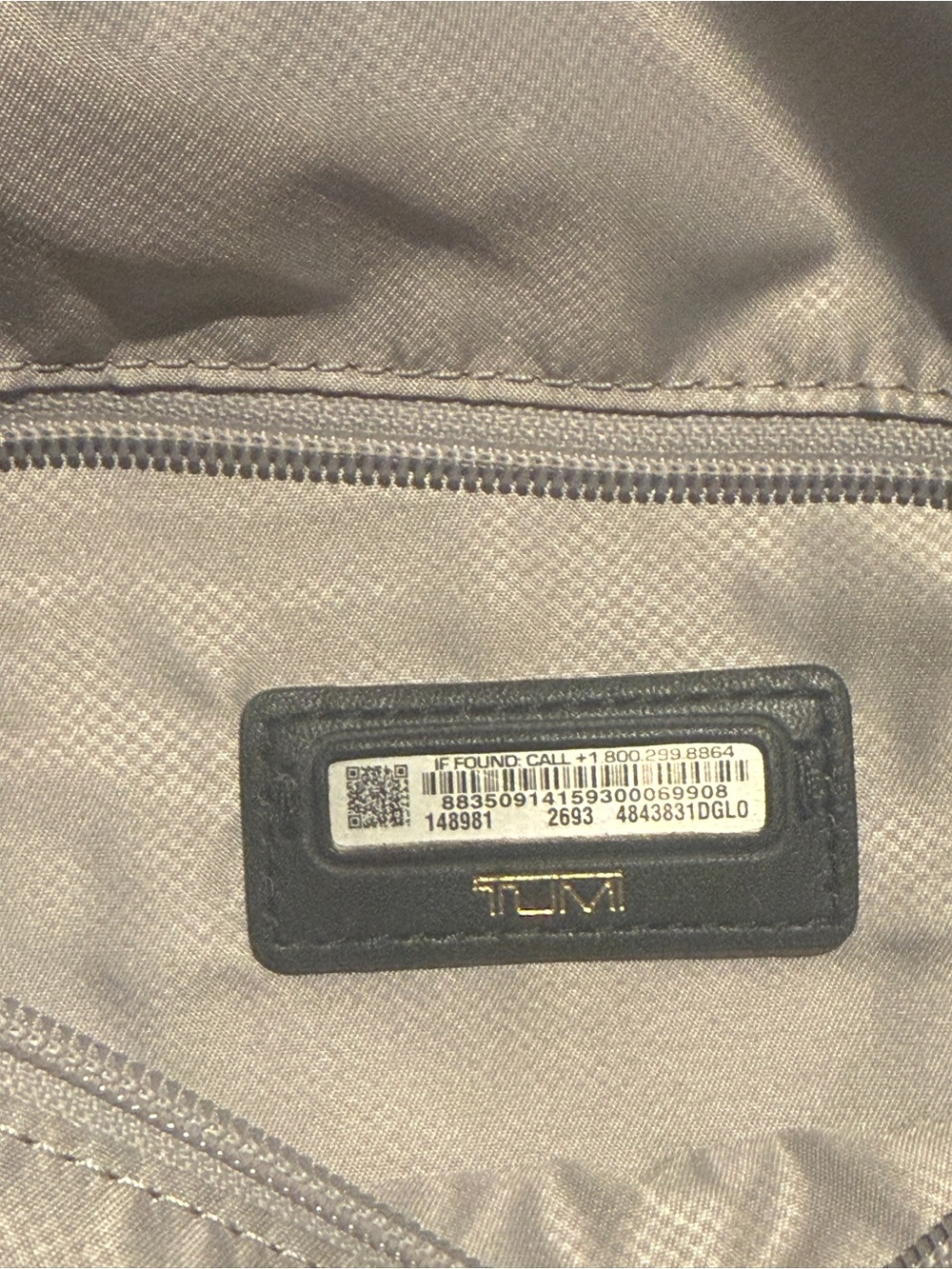TUMI Women’s Voyageur Carson Black Nylon Backpack with Gold Hardware - brand new - Picture 8 of 11